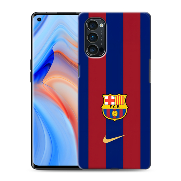 Силиконовый чехол на OPPO Reno4 Pro с принтом Барселона Barcelona