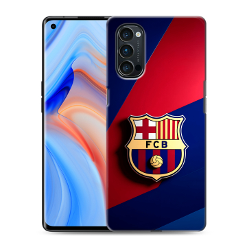 Силиконовый чехол на OPPO Reno4 Pro с принтом Барселона Barcelona