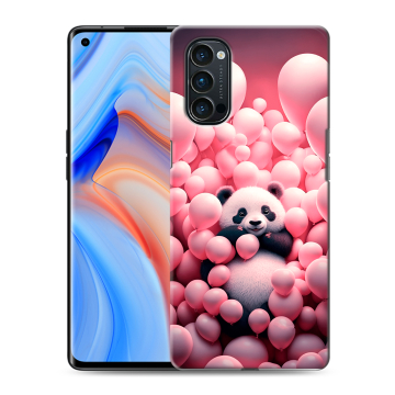 Силиконовый чехол на OPPO Reno4 Pro с принтом Панда