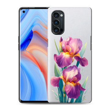 Силиконовый чехол на OPPO Reno4 Pro с принтом Цветы орхидеи Силиконовый чехол на OPPO Reno4 Pro с принтом Цветы орхидеи