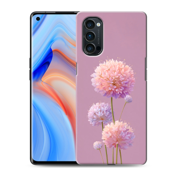 Силиконовый чехол на OPPO Reno4 Pro с принтом Цветы Силиконовый чехол на OPPO Reno4 Pro с принтом Цветы