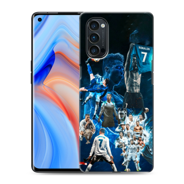 Силиконовый чехол на OPPO Reno4 Pro с принтом Реал Роналдо Силиконовый чехол на OPPO Reno4 Pro с принтом Реал Роналдо