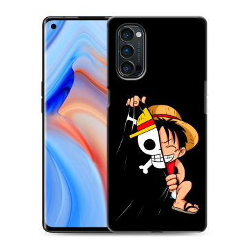 Силиконовый чехол на OPPO Reno4 Pro с принтом One Piece Ван Пис Силиконовый чехол на OPPO Reno4 Pro с принтом One Piece Ван Пис