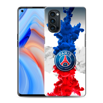 Силиконовый чехол на OPPO Reno4 Pro с принтом PSG ПСЖ Силиконовый чехол на OPPO Reno4 Pro с принтом PSG ПСЖ