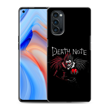 Силиконовый чехол на OPPO Reno4 Pro с принтом Death note Тетрадь смерти Силиконовый чехол на OPPO Reno4 Pro с принтом Death note Тетрадь смерти