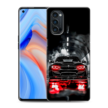 Силиконовый чехол на OPPO Reno4 Pro с принтом BMW БМВ Силиконовый чехол на OPPO Reno4 Pro с принтом BMW БМВ