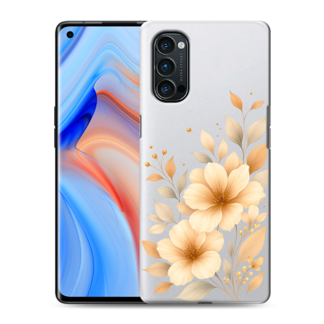 Силиконовый чехол на OPPO Reno4 Pro с принтом для девушки Силиконовый чехол на OPPO Reno4 Pro с принтом для девушки
