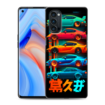 Силиконовый чехол на OPPO Reno4 Pro с принтом машины тачки Силиконовый чехол на OPPO Reno4 Pro с принтом машины тачки