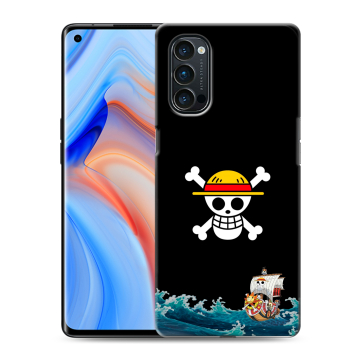 Силиконовый чехол на OPPO Reno4 Pro с принтом One Piece Ван Пис Силиконовый чехол на OPPO Reno4 Pro с принтом One Piece Ван Пис