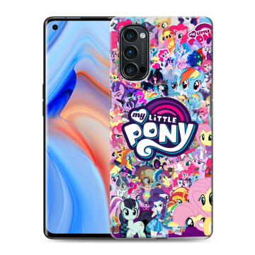 Силиконовый чехол на OPPO Reno4 Pro с принтом My little pony Дружба чудо Силиконовый чехол на OPPO Reno4 Pro с принтом My little pony Дружба чудо