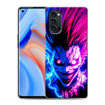 Силиконовый чехол на OPPO Reno4 Pro с принтом Death note Тетрадь смерти Силиконовый чехол на OPPO Reno4 Pro с принтом Death note Тетрадь смерти