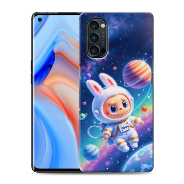 Силиконовый чехол на OPPO Reno4 Pro с принтом Labubu Лабубу Силиконовый чехол на OPPO Reno4 Pro с принтом Labubu Лабубу