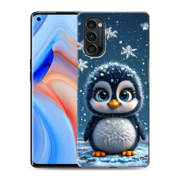 Силиконовый чехол на OPPO Reno4 Pro с принтом Новый год Силиконовый чехол на OPPO Reno4 Pro с принтом Новый год