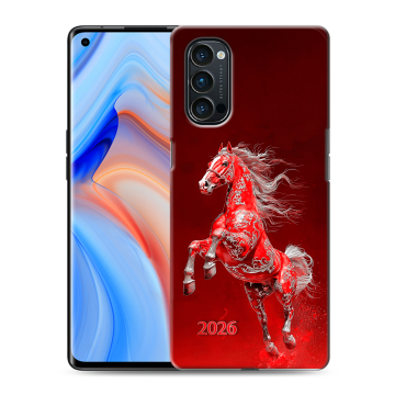 Силиконовый чехол на OPPO Reno4 Pro с принтом Новый год Силиконовый чехол на OPPO Reno4 Pro с принтом Новый год