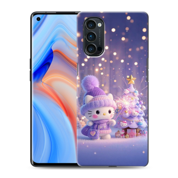 Силиконовый чехол на OPPO Reno4 Pro с принтом Новый год Силиконовый чехол на OPPO Reno4 Pro с принтом Новый год