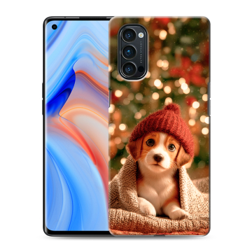 Силиконовый чехол на OPPO Reno4 Pro с принтом Новый год Силиконовый чехол на OPPO Reno4 Pro с принтом Новый год
