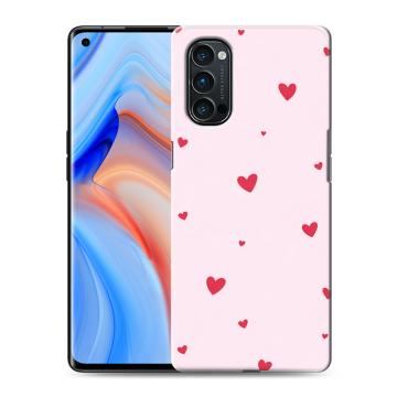 Силиконовый чехол на OPPO Reno4 Pro с принтом для девочек