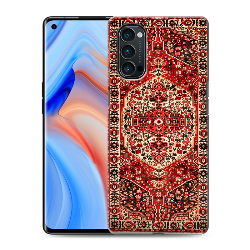 Пластиковый чехол на OPPO Reno4 Pro с принтом Ковер Пластиковый чехол на OPPO Reno4 Pro с принтом Ковер