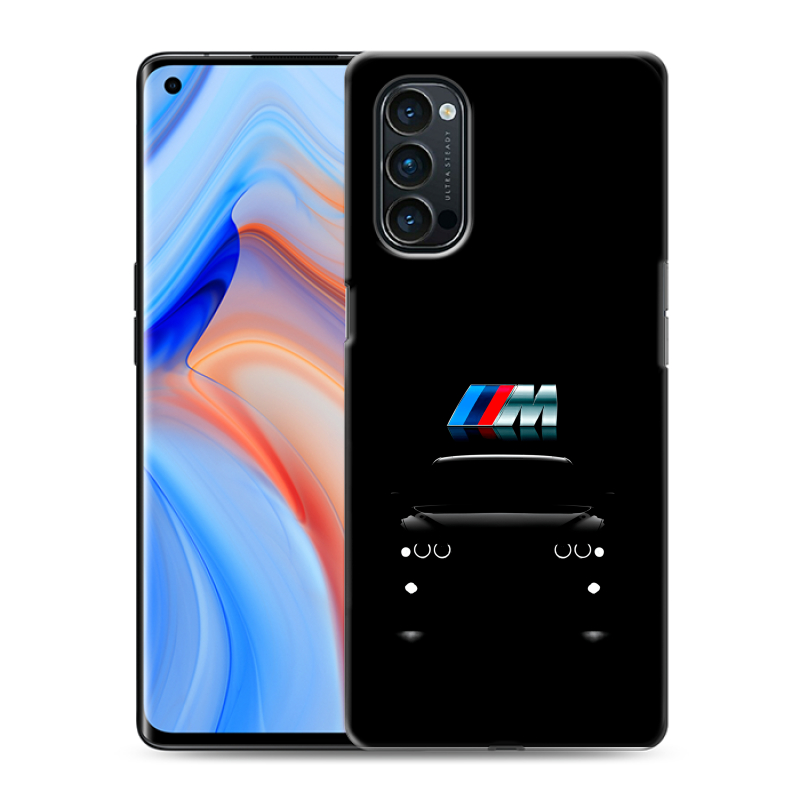 Силиконовый чехол на OPPO Reno4 Pro с принтом БМВ BMW Силиконовый чехол на OPPO Reno4 Pro с принтом БМВ BMW