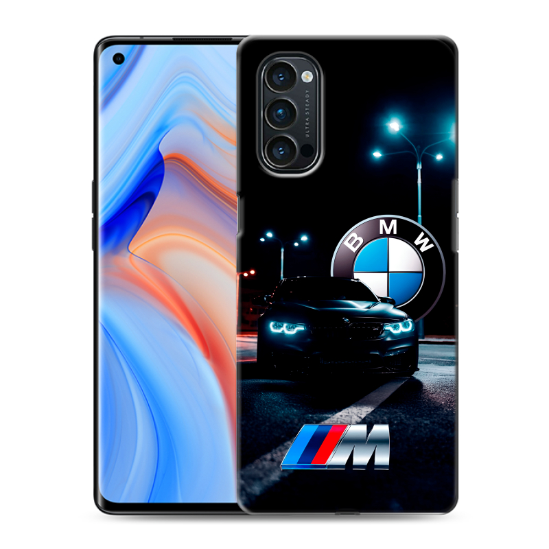 Силиконовый чехол на OPPO Reno4 Pro с принтом БМВ BMW Силиконовый чехол на OPPO Reno4 Pro с принтом БМВ BMW