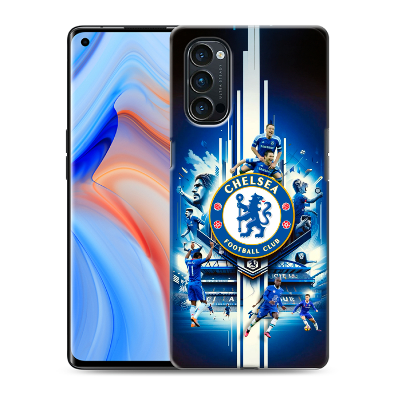 Силиконовый чехол на OPPO Reno4 Pro с принтом Chelsea Челси Силиконовый чехол на OPPO Reno4 Pro с принтом Chelsea Челси