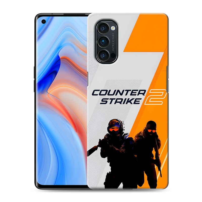 Силиконовый чехол на OPPO Reno4 Pro с принтом Counter Strike Силиконовый чехол на OPPO Reno4 Pro с принтом Counter Strike