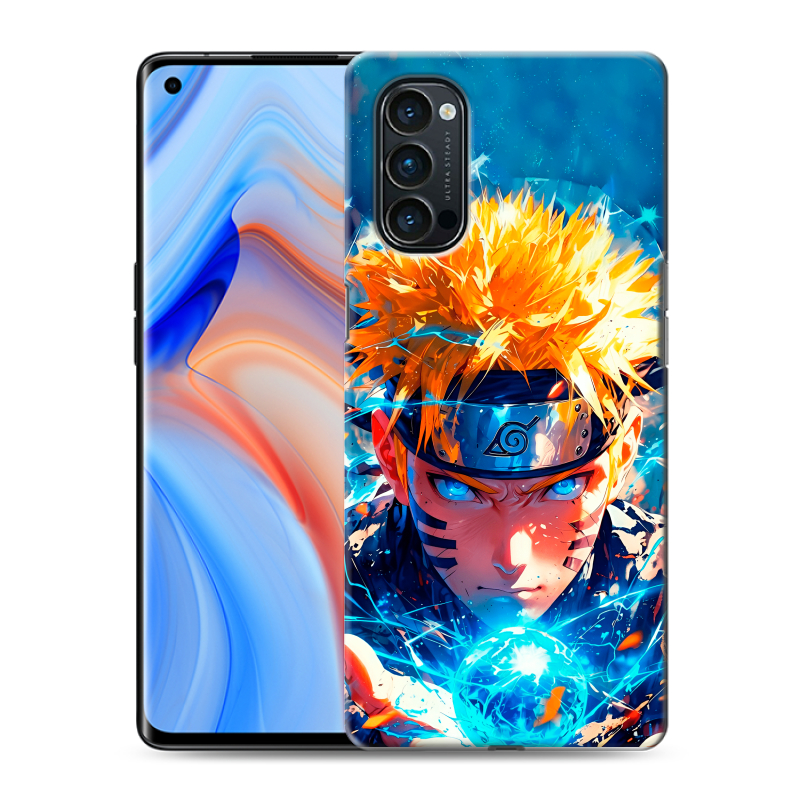 Пластиковый чехол на OPPO Reno4 Pro с принтом Аниме Наруто Naruto Пластиковый чехол на OPPO Reno4 Pro с принтом Аниме Наруто Naruto