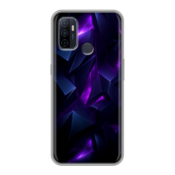Силиконовый чехол на OPPO A53 с принтом Абстракиция