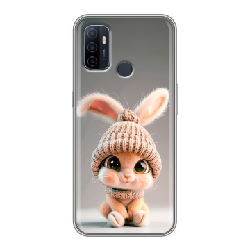 Силиконовый чехол на OPPO A53 с принтом Кролик