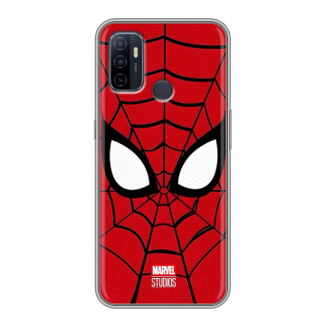 Силиконовый чехол на OPPO A53 с принтом человек паук spiderman