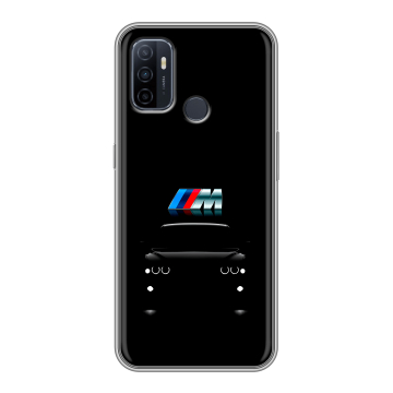 Силиконовый чехол на OPPO A53 с принтом БМВ BMW