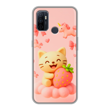 Силиконовый чехол на OPPO A53 с принтом для девочек Силиконовый чехол на OPPO A53 с принтом для девочек