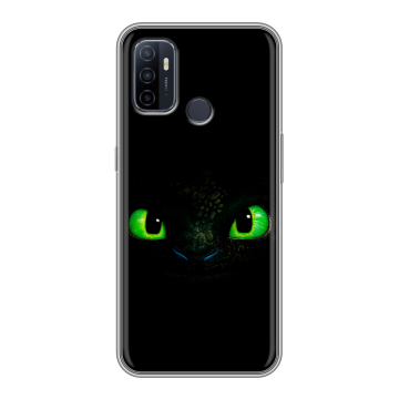 Силиконовый чехол на OPPO A53 с принтом Как приручить дракона Силиконовый чехол на OPPO A53 с принтом Как приручить дракона