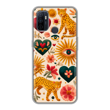 Силиконовый чехол на OPPO A53 с принтом Модный принт Силиконовый чехол на OPPO A53 с принтом Модный принт