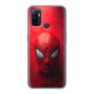 Силиконовый чехол на OPPO A53 с принтом Spiderman Человек паук Силиконовый чехол на OPPO A53 с принтом Spiderman Человек паук