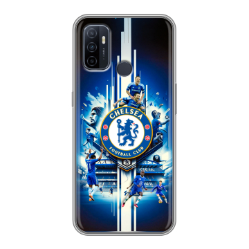 Силиконовый чехол на OPPO A53 с принтом Chelsea Челси Силиконовый чехол на OPPO A53 с принтом Chelsea Челси