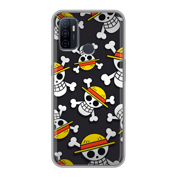Силиконовый чехол на OPPO A53 с принтом One Piece Ван Пис Силиконовый чехол на OPPO A53 с принтом One Piece Ван Пис