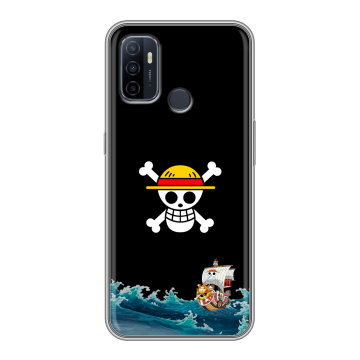 Силиконовый чехол на OPPO A53 с принтом One Piece Ван Пис Силиконовый чехол на OPPO A53 с принтом One Piece Ван Пис