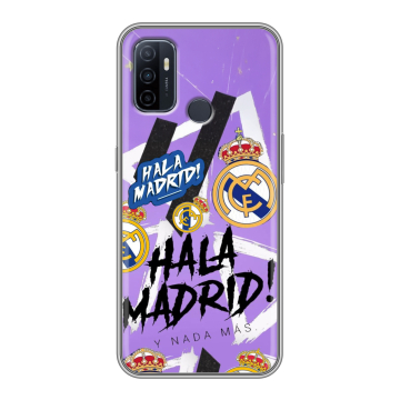 Силиконовый чехол на OPPO A53 с принтом Real Madrid Реал Мадрид Силиконовый чехол на OPPO A53 с принтом Real Madrid Реал Мадрид