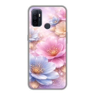Силиконовый чехол на OPPO A53 с принтом женский Силиконовый чехол на OPPO A53 с принтом женский