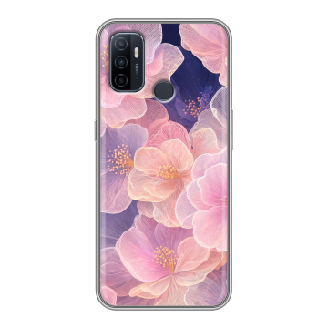 Силиконовый чехол на OPPO A53 с принтом женский Силиконовый чехол на OPPO A53 с принтом женский