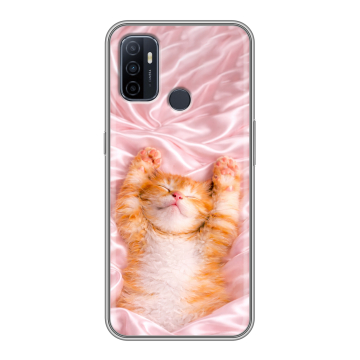 Силиконовый чехол на OPPO A53 с принтом женский Силиконовый чехол на OPPO A53 с принтом женский