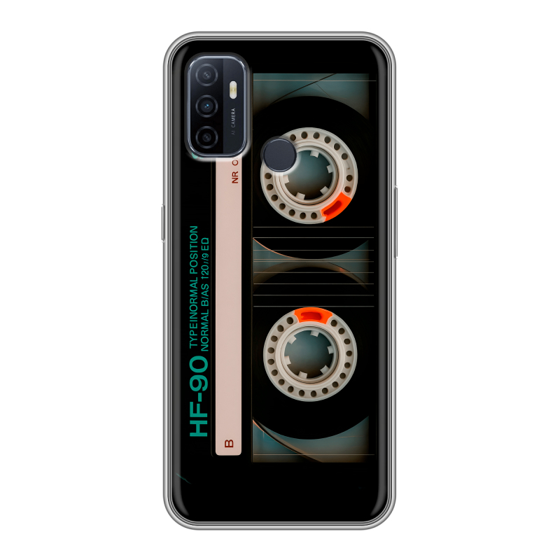 Силиконовый чехол на OPPO A53 с принтом Кассета Силиконовый чехол на OPPO A53 с принтом Кассета