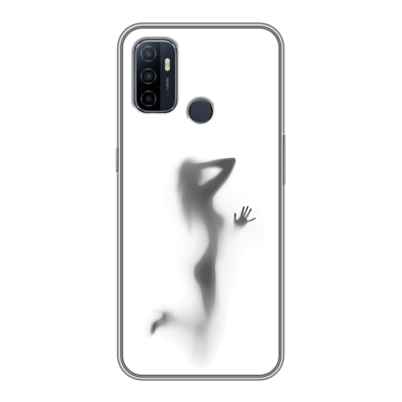 Силиконовый чехол на OPPO A53 с принтом Силуэт Силиконовый чехол на OPPO A53 с принтом Силуэт