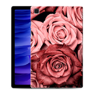 Силиконовый чехол на планшета Samsung Galaxy Tab A7 10.4 (2020) с принтом Цветы розы Силиконовый чехол на планшета Samsung Galaxy Tab A7 10.4 (2020) с принтом Цветы розы