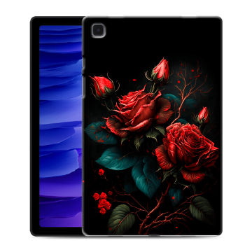 Силиконовый чехол на Samsung Galaxy Tab A7 10.4 (2020) с принтом Розы красные