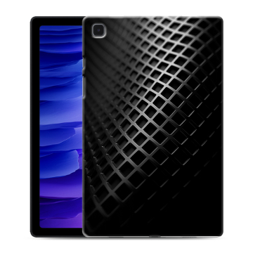 Силиконовый чехол на Samsung Galaxy Tab A7 10.4 (2020) с принтом Текстура металла