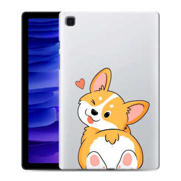 Силиконовый чехол на Samsung Galaxy Tab A7 10.4 (2020) с принтом Корги