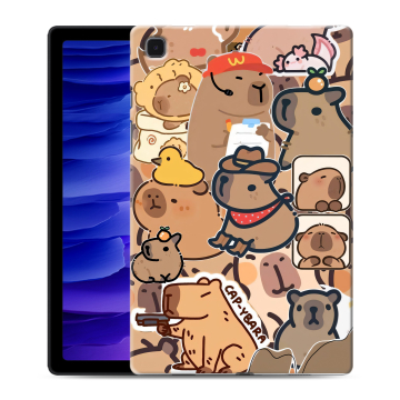 Силиконовый чехол на Samsung Galaxy Tab A7 10.4 (2020) с принтом капибара