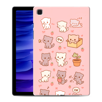 Силиконовый чехол на Samsung Galaxy Tab A7 10.4 (2020) с принтом Hello Kitty Хелоу Кити